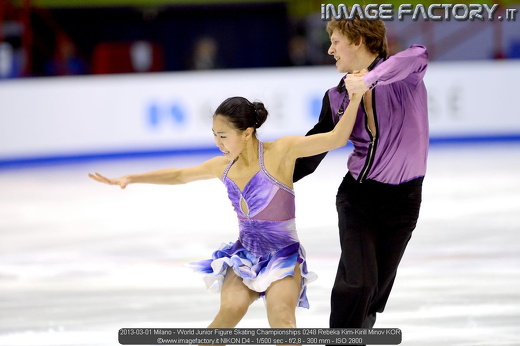 2013-03-01 Milano - World Junior Figure Skating Championships 0248 Rebeka Kim-Kirill Minov KOR
